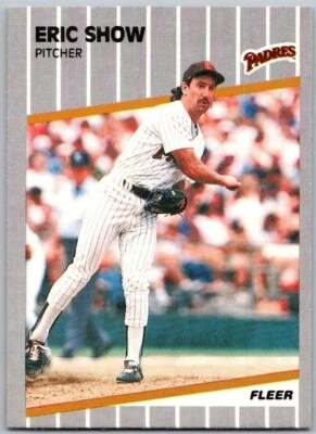 1989 Fleer - #317 Eric Show - *Near Mint* - Image 1 of 2