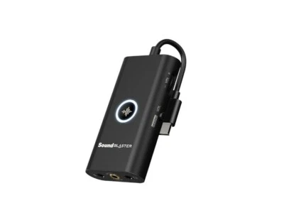 CREATIVE SOUND BLASTER G3 Portable Console Gaming USB-C DAC Amp PS4 PS5 Nintendo - Image 1 of 4