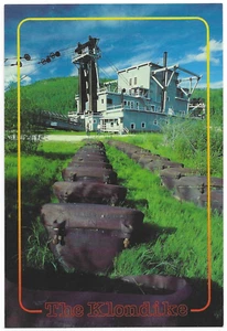 Bonanza Creek Dawson Stadt Yukon Postkarte Klondike Nr. 4 Goldbagger - Bild 1 von 2