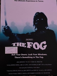 Jamie Lee Curtis The Fog 16 X 12 Signed Card