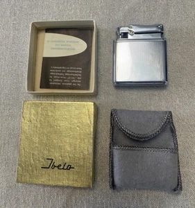 Ibelo Chrome Pocket Lighter Vintage Unfiried 1950’s 1960’s West Germany NIB - Picture 1 of 5
