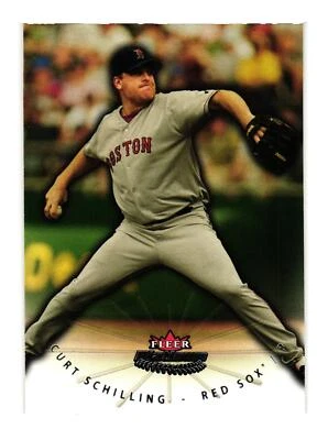 2005 Fleer Platinum #71 Curt Schilling Boston Red Sox - Image 1 of 2