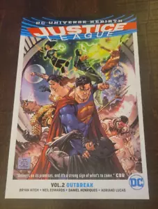 NEW! Justice League Volume 2 Outbreak DC Comics TPB Paperback - Picture 1 of 2