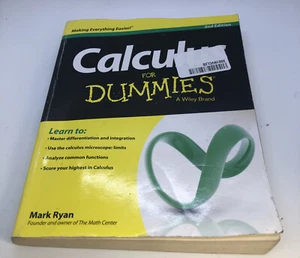 Calculus for Dummies by Mark Ryan (2016, Trade Paperback) - Picture 1 of 8