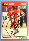 Paul Ranheim Calgary Flames 1991 Score #21 Nhl Autographed Hockey Card