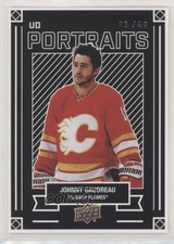 2022-23 Upper Deck Series 1 UD Portraits Gold /99 Johnny Gaudreau #P-7