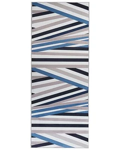 Teppich Läufer bunt geometrisches Muster rutschfest 80 x 200 cm Modern Arthur - Bild 1 von 5