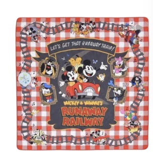 Disney Parks Mickey and Minnie Runaway Railway Picnic Blanket New with Tag - Picture 1 of 3