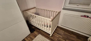 Paidi Babyzimmer (Bett, Schrank, Wickeltisch, Wandregal) - Bild 1 von 10
