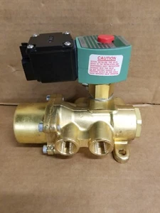 Electroválvula ASCO JKF8344G074MO Red-Hat II 1/2" 4 vías roscada 120v-ac - Imagen 1 de 7