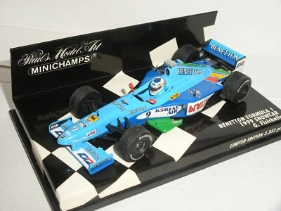 1/43 Minichamps 430 990079 - 1999 Benetton F1 Showcar Fisichella - Nr. Mint - Image 1 of 4