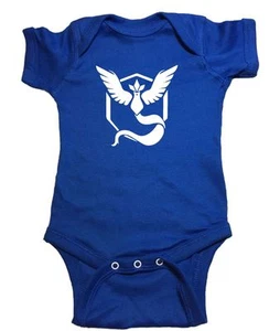 Pokemon One Piece "Team Mystic Pokeball Pokemon Go" Baby Bodysuit - Picture 1 of 6