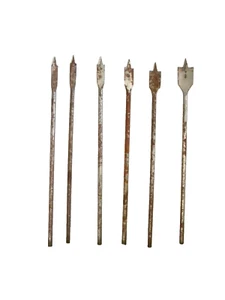 Lotto 4 punte piatte per palette 3/8", 1/2" 2- 3/4" usate - Foto 1 di 1