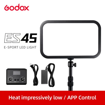 Godox ES45 E-Sports LED Light Kit 2800K-6500K Mounting Rod APP + Remote Control - Image 1 of 4