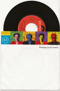 LEVEL 42 RUNNING IN THE FAMILY RARE ORIGINAL 1987 SINGLE FROM HOLLAND - Picture 1 of 2