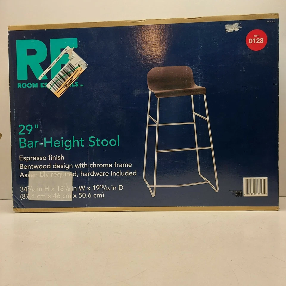 Room Essentials Espresso Finish  29" Height Bar Stool - Image 1 of 4