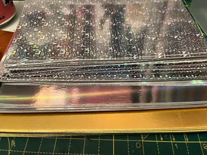 JOBLOT CARD CRAFTING A5 A6 card x 140 Scrapbook Journal Card Making gold silver - Picture 1 of 11