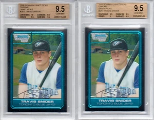 2006 Bowman Chrome Draft Draft Picks #7 Travis Snider BGS 9.5 LOT - Picture 1 of 1