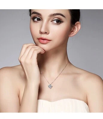 B.Catcher collana da donna,con gemelli pendenti con zircone cubico in argento925 - Immagine 1 di 4