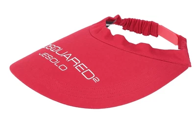 Dsquared2 Unisex Icónico Logo-Parche Visera Gorra Tenis Golf Sombrero Ciego para el Sol Foto 1 de 4