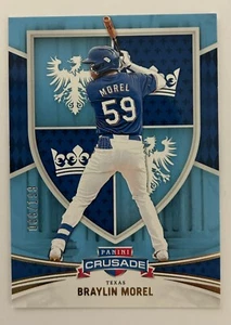 2024 Panini Crusade No. 127 Braylin Morel Blue /199 - Bild 1 von 2
