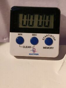 Minuteur de Cuisine Minuterie Cuisson Numérique Alarme Digitale LCD Aimantée