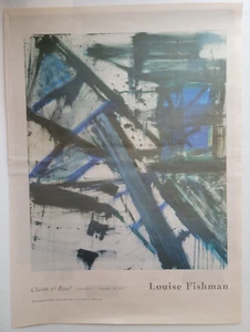 Louise Fishman Cheim & Read NYC Ausstellungsanzeige Brooklyn Rail 2017 10,5 x 14,5 Zoll - Bild 1 von 1