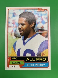 1981 Topps Rod Perry AP Los Angeles Rams #340 - Picture 1 of 2
