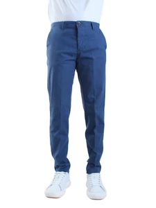 Rar pantaloni chino Cuba in cotone blu royal - Foto 1 di 9