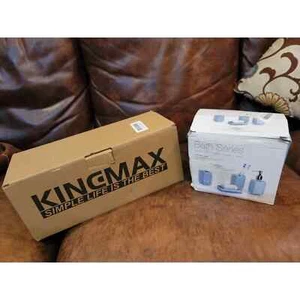 Carrito de Ducha KINCMAX 2 Cestas Estante + Baño Serie Acrílico - Imagen 1 de 12