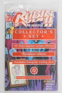 ROBIN II JOKER'S WILD COLLECTOR'S SET #1 - DC 1991 Sealed Comic Collection - Picture 1 of 2