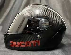 5% de descuento SHARK SPARTAN RS Brillo Carbono con PEGATINAS DUCATI Casco de Motocicleta - Imagen 1 de 8