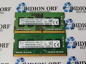 Set of 2 SK hynix 4gb DDR4 Laptop RAM 2666 MHz 1rx16 HMA851S6JJR6N-VK, SKU 12569 - Picture 1 of 1