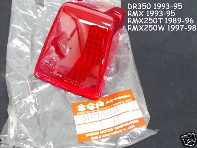 Suzuki DR350 Taillight Lens 1993-95 NOS RMX250 TAIL LENS 1989-98 PN: 35712-03D00 Foto 1 de 2
