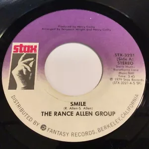 The Rance Allen Group - Smile / Security 45 - Stax STX-3221 - Soul - Imagen 1 de 2