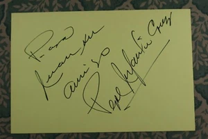 Pepe Infante Cruz - CINEMA MESSICANO - Avanti a tutta velocità - Autografato 1981 - Foto 1 di 2