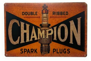 Letrero de metal CHAMPION bar pub decoración de pared arte retro artesanía 7-7/8"x11,75" - Imagen 1 de 1