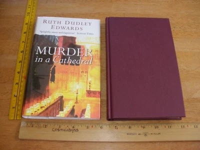 Murder in a Cathedral by Ruth Dudley Edwards SIGNED HC/DJ 1st Edition 1st Print Foto 1 de 4
