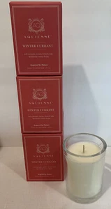 (3) Aquiesse AQ Winter Currant Cassis French Oak Citrus Luxury Candle 6.5oz - Picture 1 of 3
