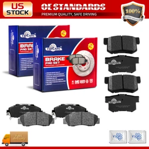 Front Rear Ceramic Brake Pads for Acura Legend RL Honda Odyssey Isuzu Oasis - Picture 1 of 6