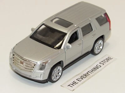 Cadillac Escalade 2017 plateado metálico 4,75" de largo envío gratuito Welly Foto 1 de 4