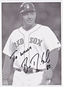 BRIAN DAUBACH BOSTON RED SOX HANDSIGNIERT SIGNED 7" x 5" FOTO  - Bild 1 von 1