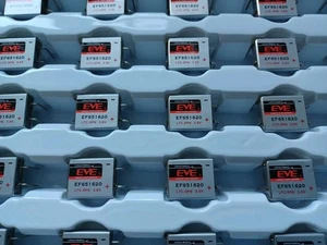 2 X EVE - EF651620- AKKU, LITHIUM, 3,6V, PRISMATIC - Bild 1 von 6