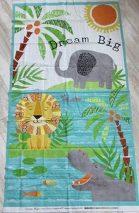 DREAM BIG Baby Kind Krippe Quilt Wandbehang Stoff Panel Anne Ronan Wilmington - Bild 1 von 3