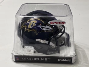 Baltimore Ravens Speed Mini Casco Riddell NFL con licenza Nuovo! - Foto 1 di 7