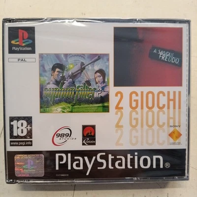 SYPHON FILTER 2 + A SANGUE FREDDO  Due Giochi PAL ITA PlayStation PS1 nuovo - Immagine 1 di 4