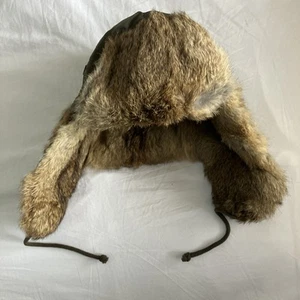 Trapper Hat New Size XL Rabbit Fur - Picture 1 of 4