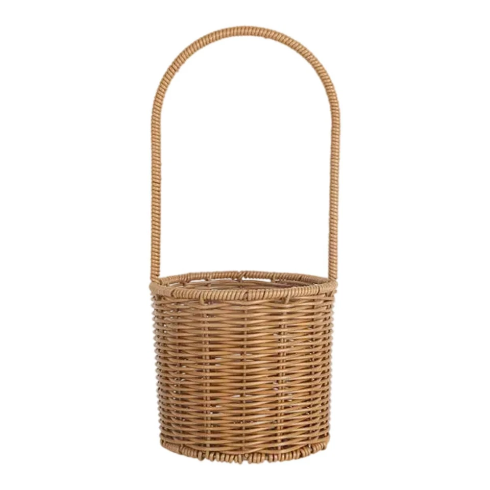Handwoven Hand Basket Floral Arrangement Basket Storage Basket Woven Planter - Image 1 of 1