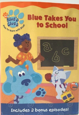 Blue’s Clues - Blue Takes You To School - 5th Season 5 (2002, DVD, Rg1) 2 Episod - Image 1 of 4