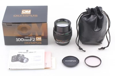 Late Olympus OM-SYSTEM ZUIKO AUTO-T 100mm f/2 Lens from JAPAN - Image 1 of 4